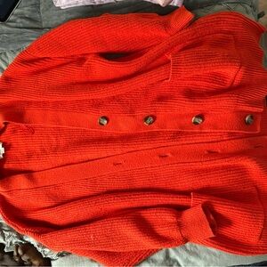 Aerie Red Knit Sweater